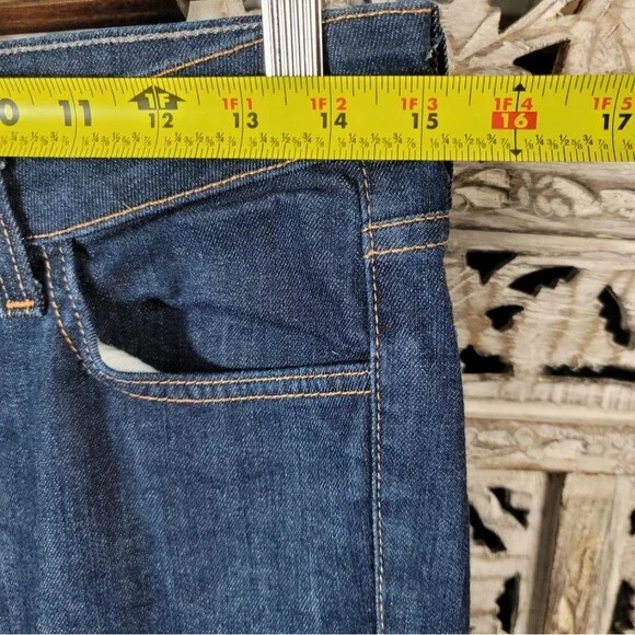 !iT Curvy Slim Bootcut Blue Denim Jeans Womens Size 31/32 Tall - Picture 5 of 12